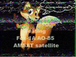 AO-85 Prank SSTV