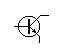 Symbole du transistor NPN